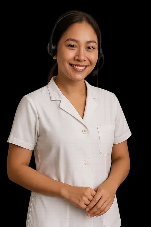 Healthcare professional illustrating Bridge Hospital to Home With Confidence